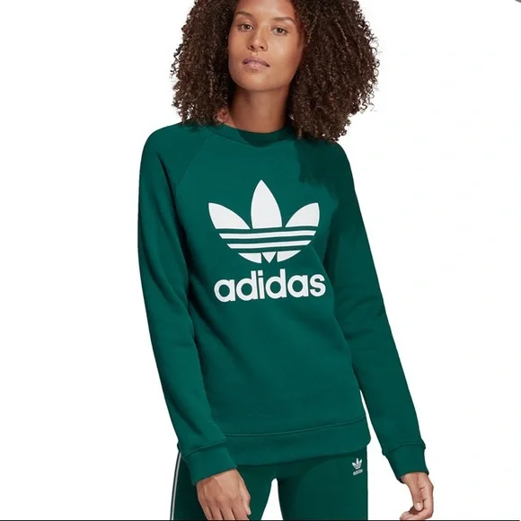 Adidas Sportswear Adicolor Green Adidas Women's Sweatshirt